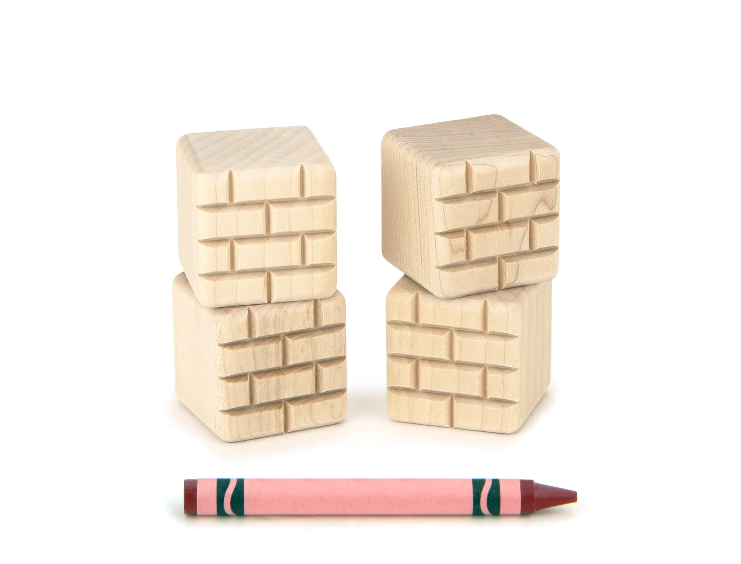 4 pc. 1x1 Cube Bricks Building Blocks