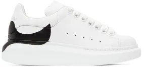 Alexander McQueen White Dropped Heel Counter Oversized Sneakers