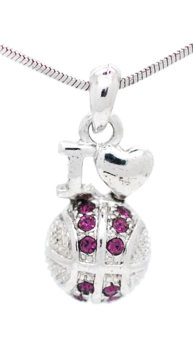 Basketball LOVE Necklace