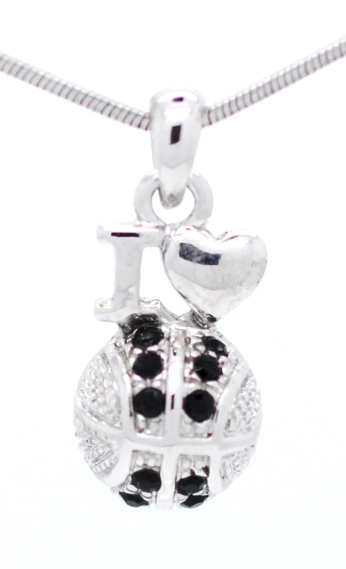 Basketball LOVE Necklace