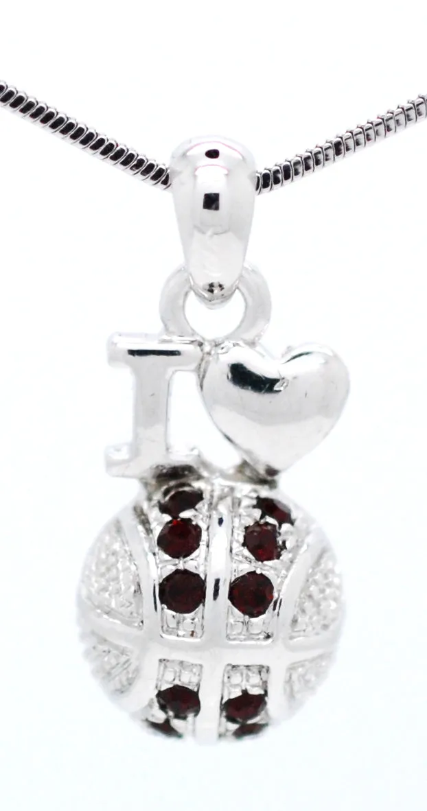 Basketball LOVE Necklace