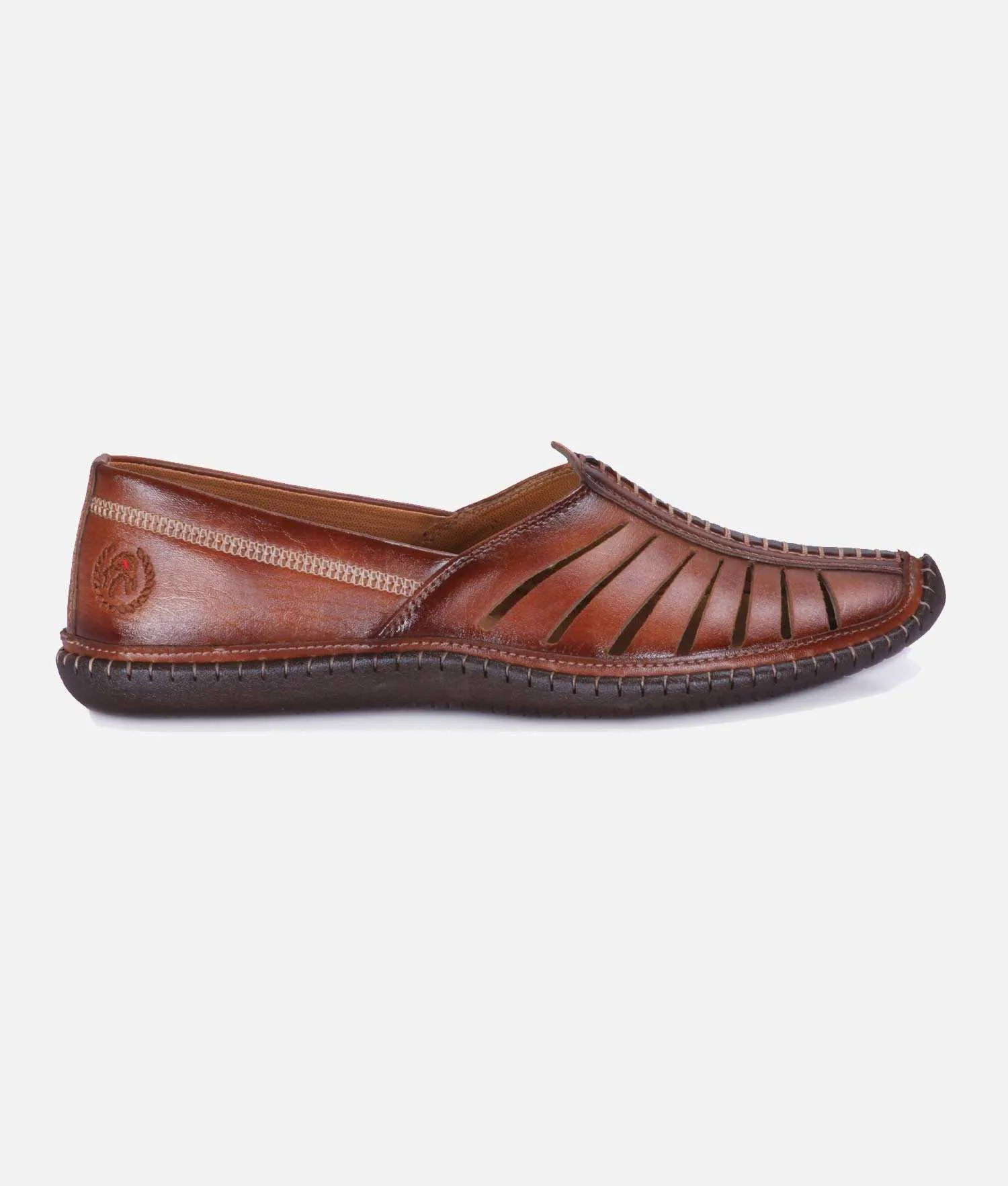 Big Boon Men's Ethnic shoes in nagra sandal style