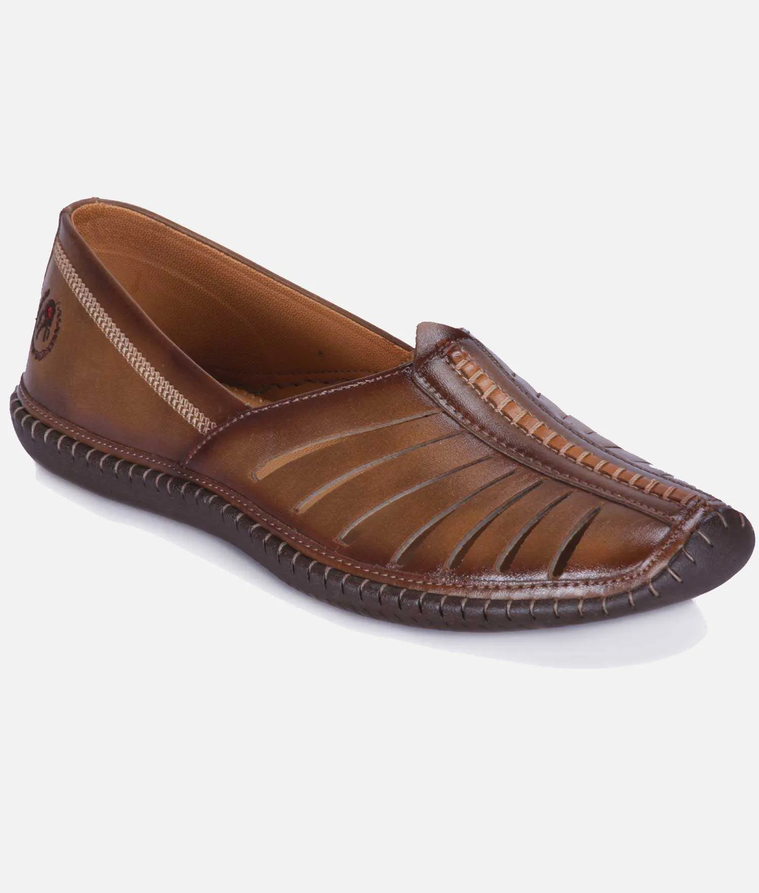 Big Boon Men's Ethnic shoes in nagra sandal style