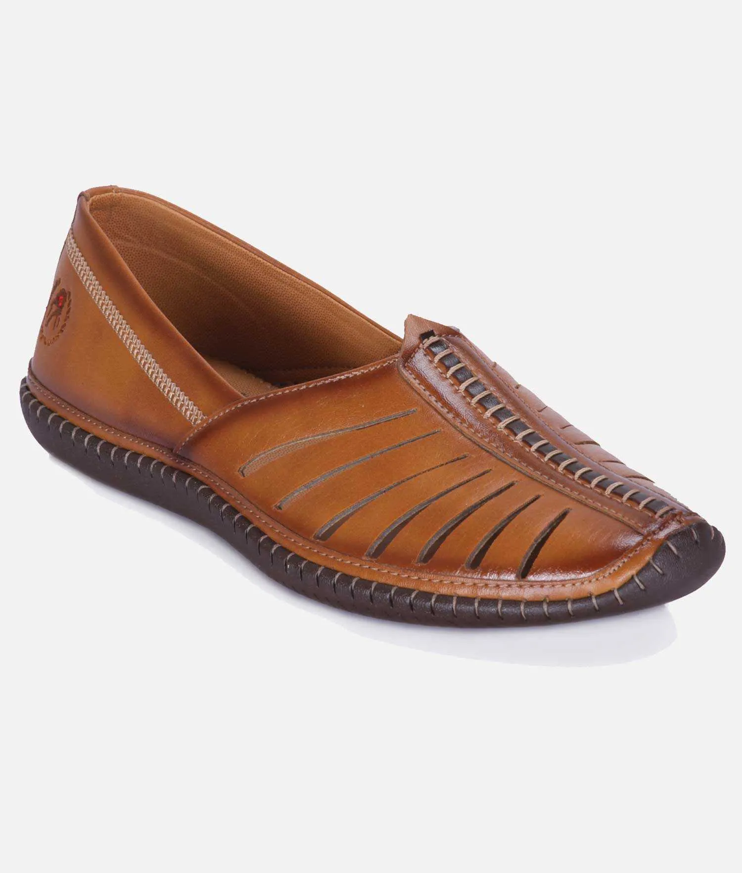 Big Boon Men's Ethnic shoes in nagra sandal style