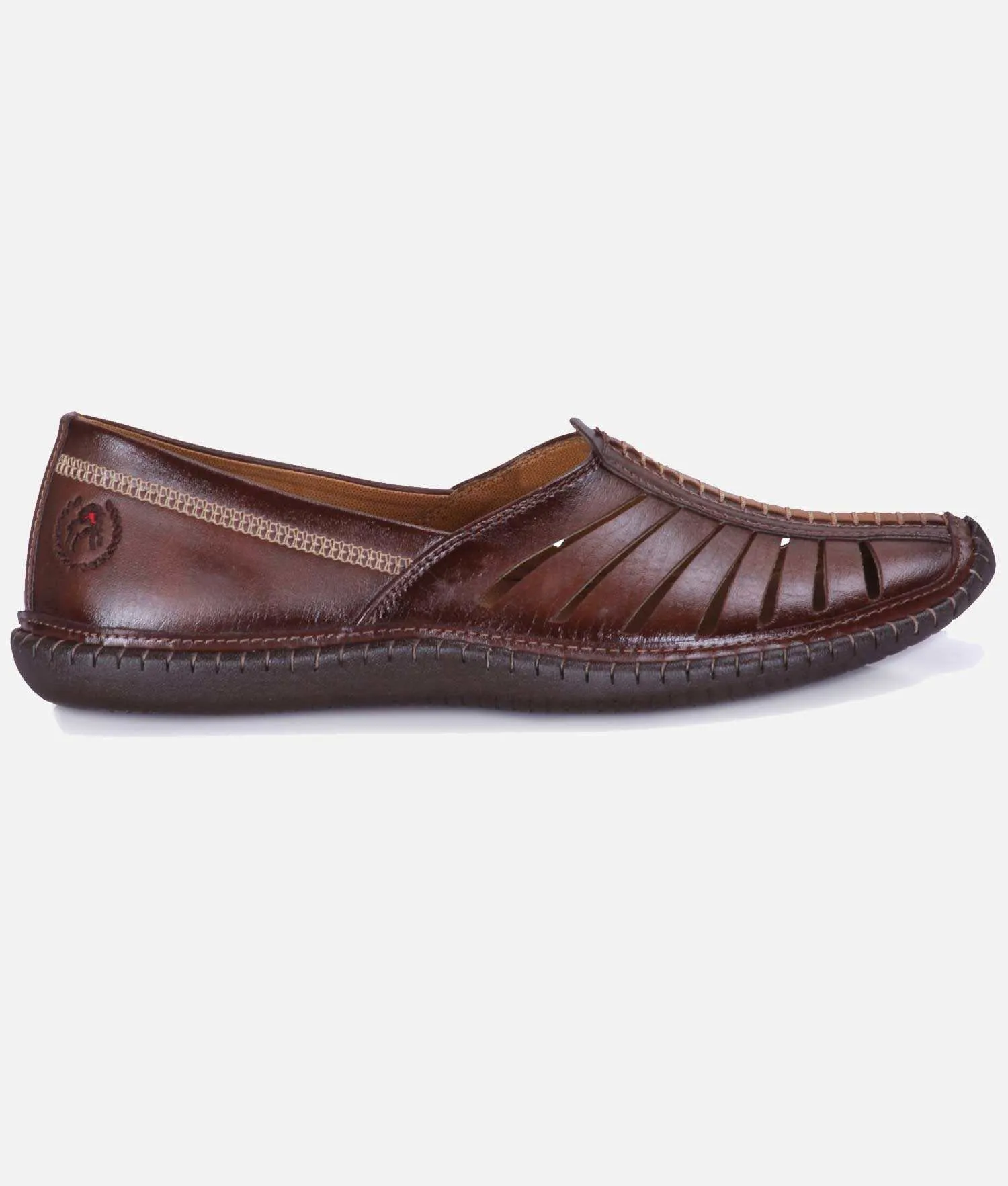 Big Boon Men's Ethnic shoes in nagra sandal style