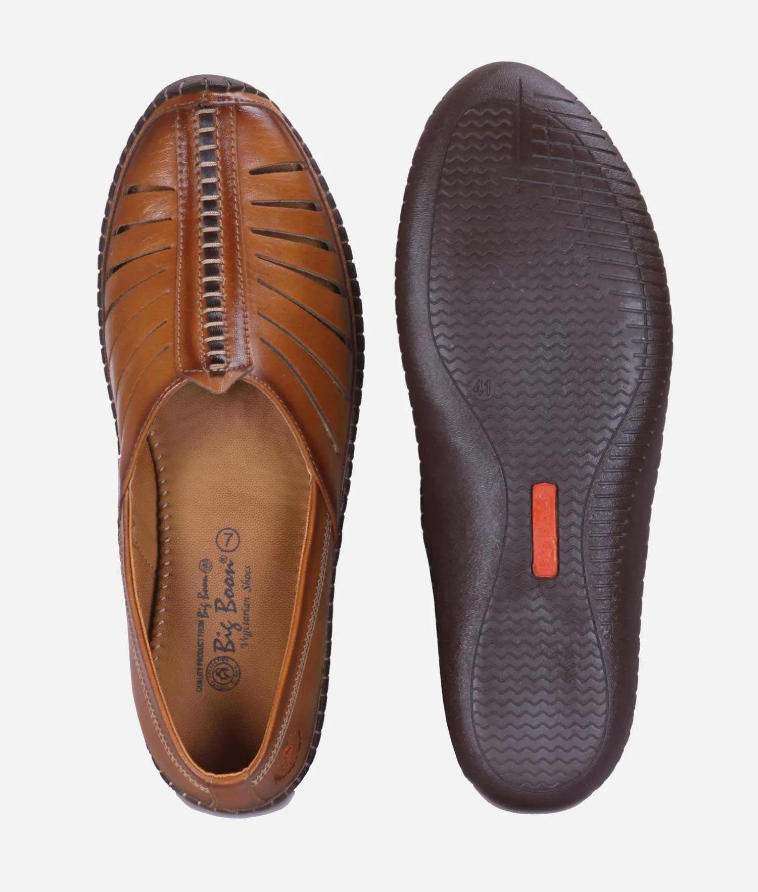 Big Boon Men's Ethnic shoes in nagra sandal style