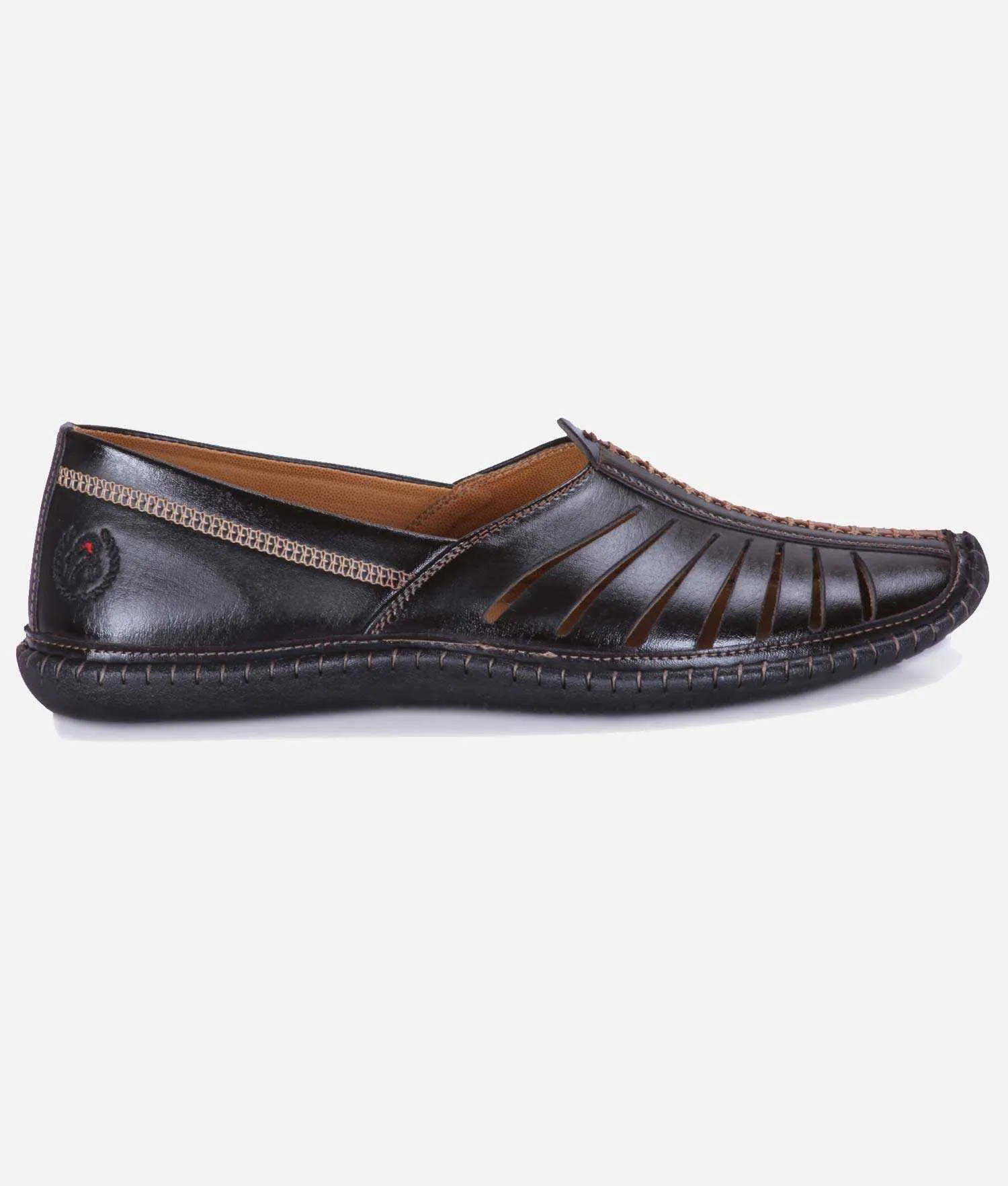 Big Boon Men's Ethnic shoes in nagra sandal style