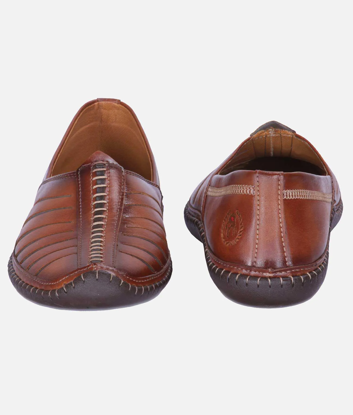 Big Boon Men's Ethnic shoes in nagra sandal style