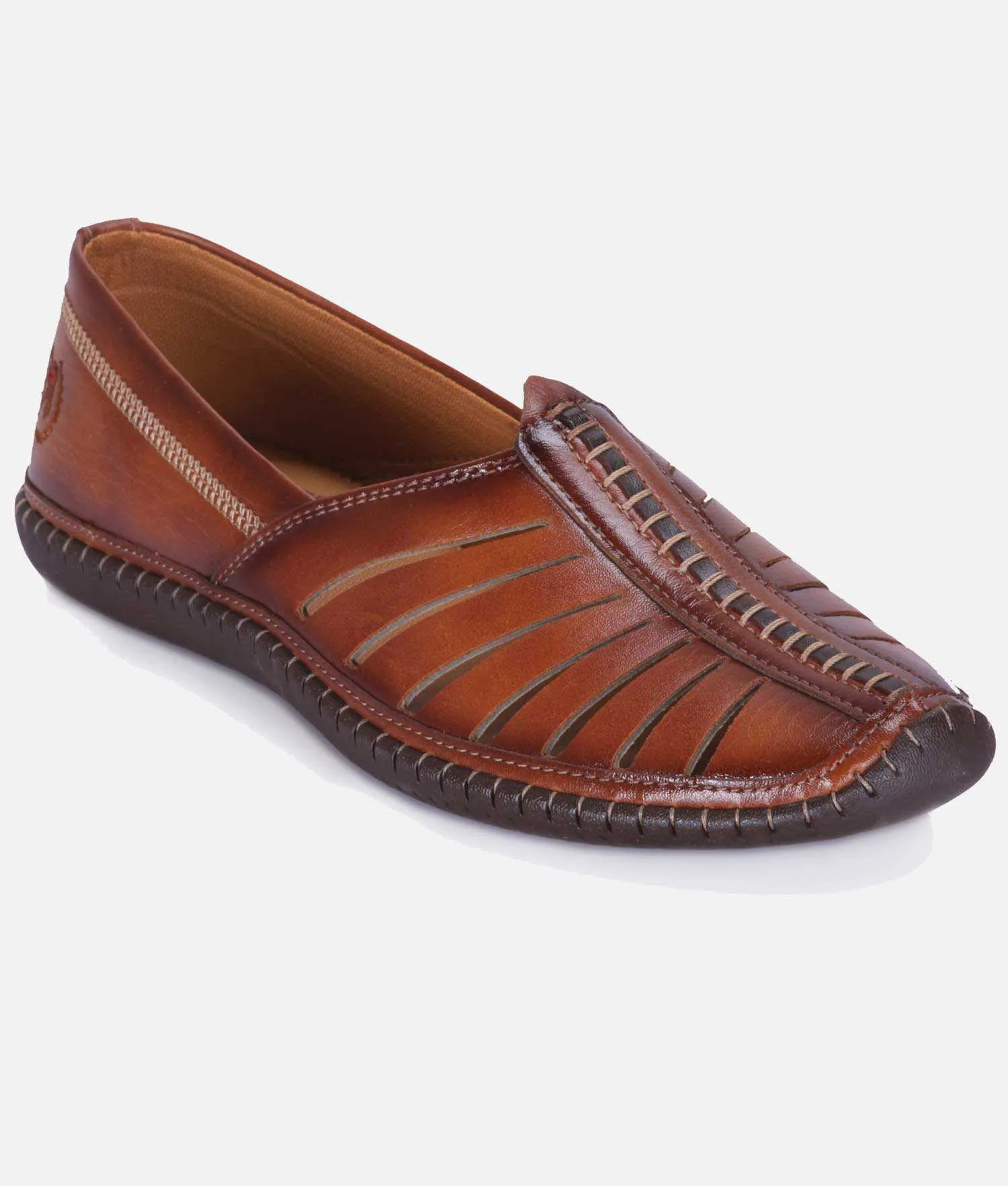 Big Boon Men's Ethnic shoes in nagra sandal style