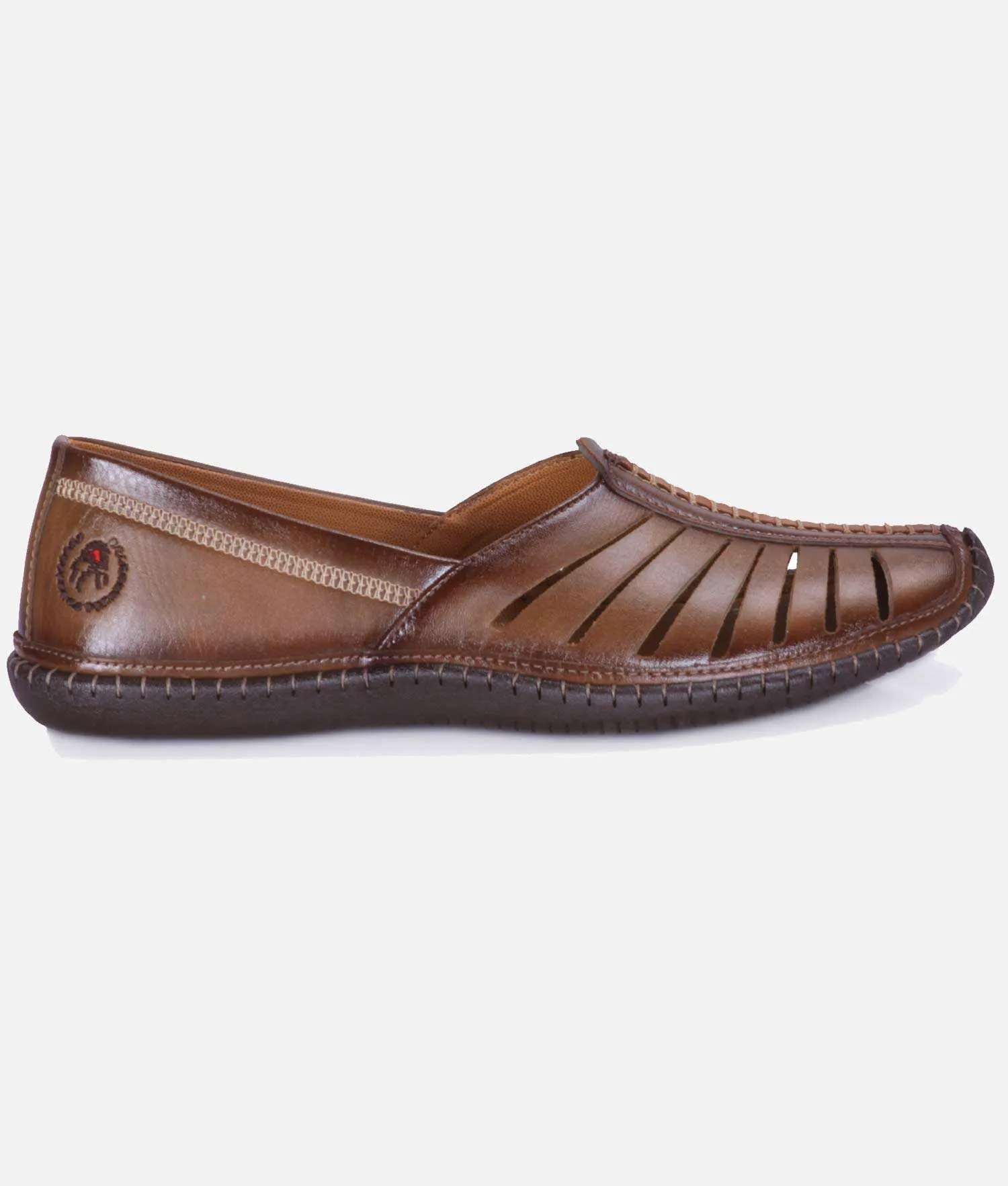 Big Boon Men's Ethnic shoes in nagra sandal style