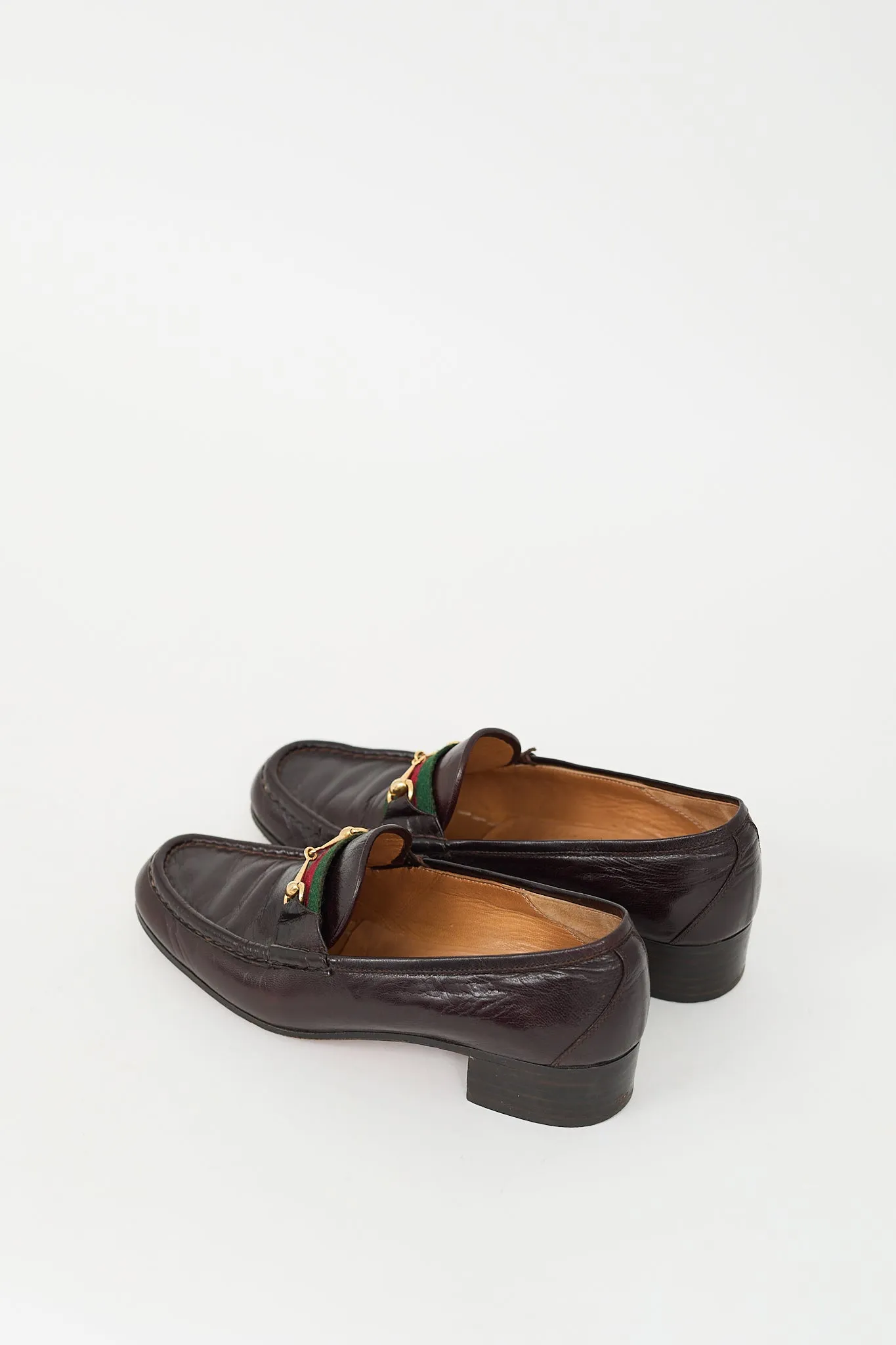 Brown & Multi Leather Webbed Loafer