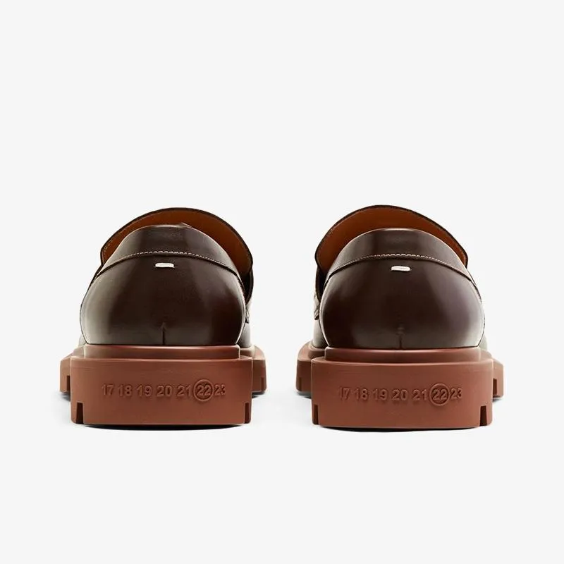 Coffee Brown Calf Leather Shoes