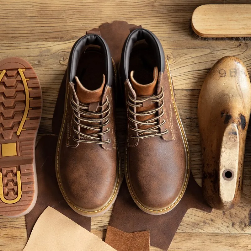 Comfortable Winter Warm Leather Boots