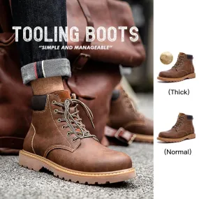 Comfortable Winter Warm Leather Boots