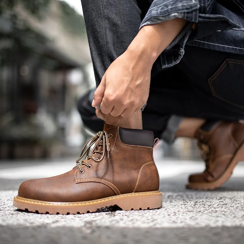 Comfortable Winter Warm Leather Boots