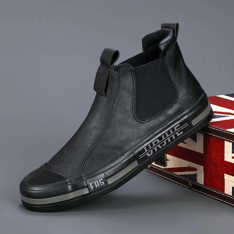 Cowhide versatile and comfortable casual men's shoes