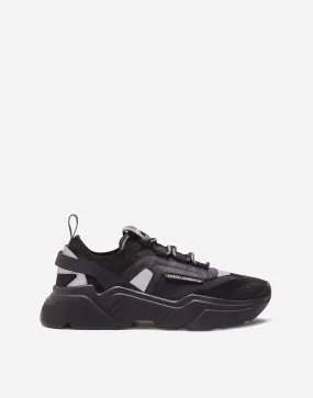 Daymaster Stretch Mesh Sneakers In Black