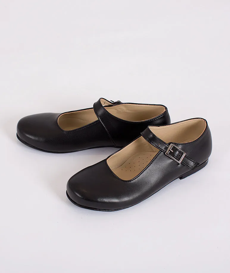 Elegant Black Comfortable Kids Shoes