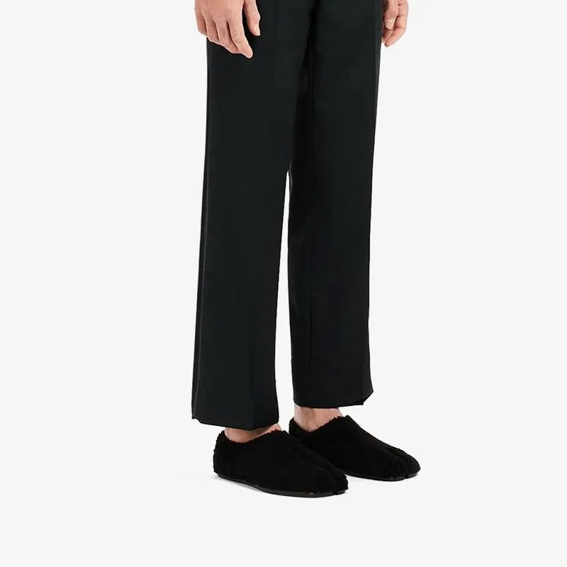 Faux Fur Spilt-Toe Shoes