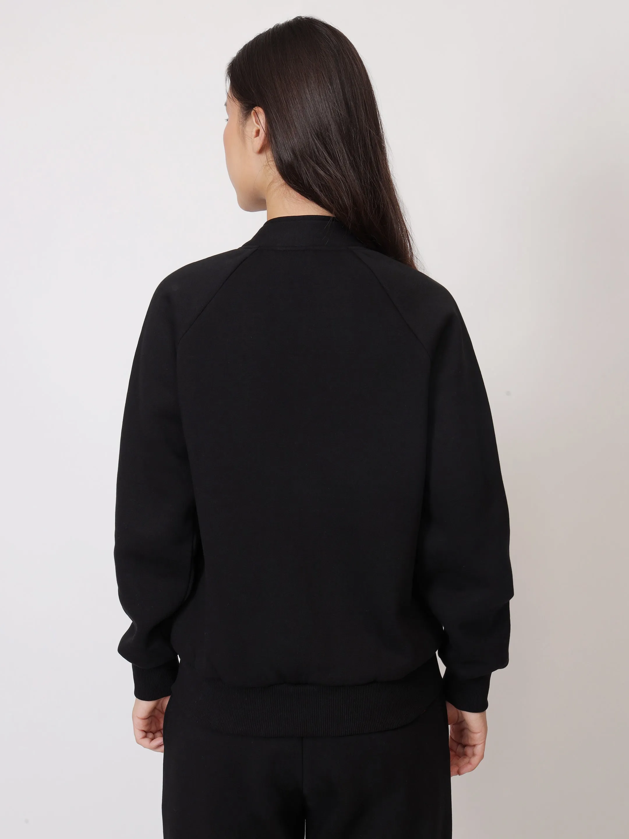Functional Black Fleece Sweatshirt