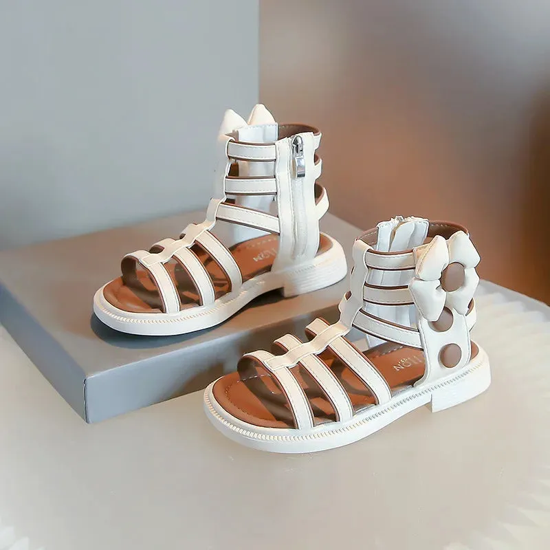 Girls Comfortable Soft Bottom Flat Beach Sandals