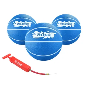 GoSports Swimming Pool Basketballs 3-Pack - Blue