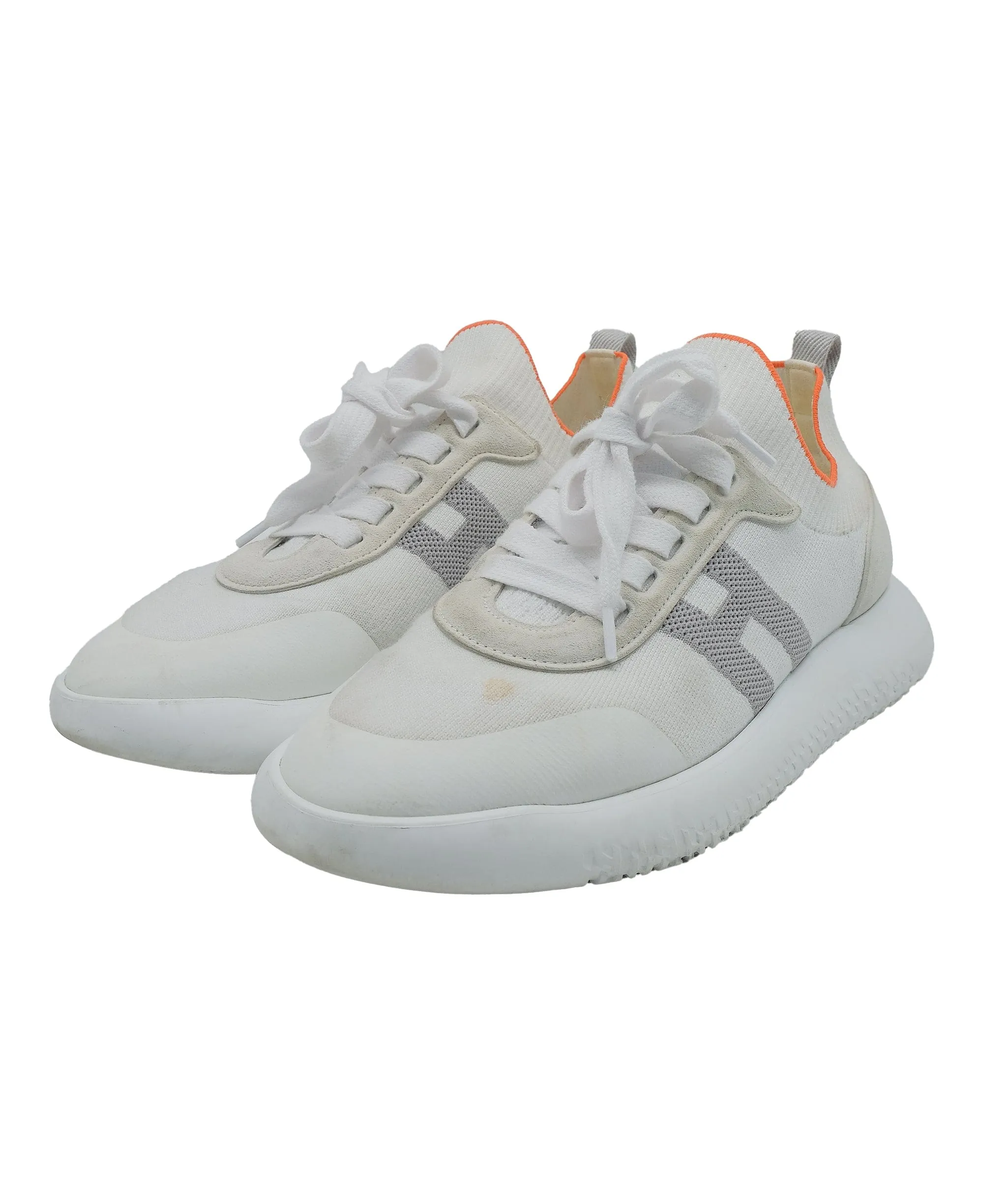 Hermes Bouncing Sneakers White 40 RJC3380