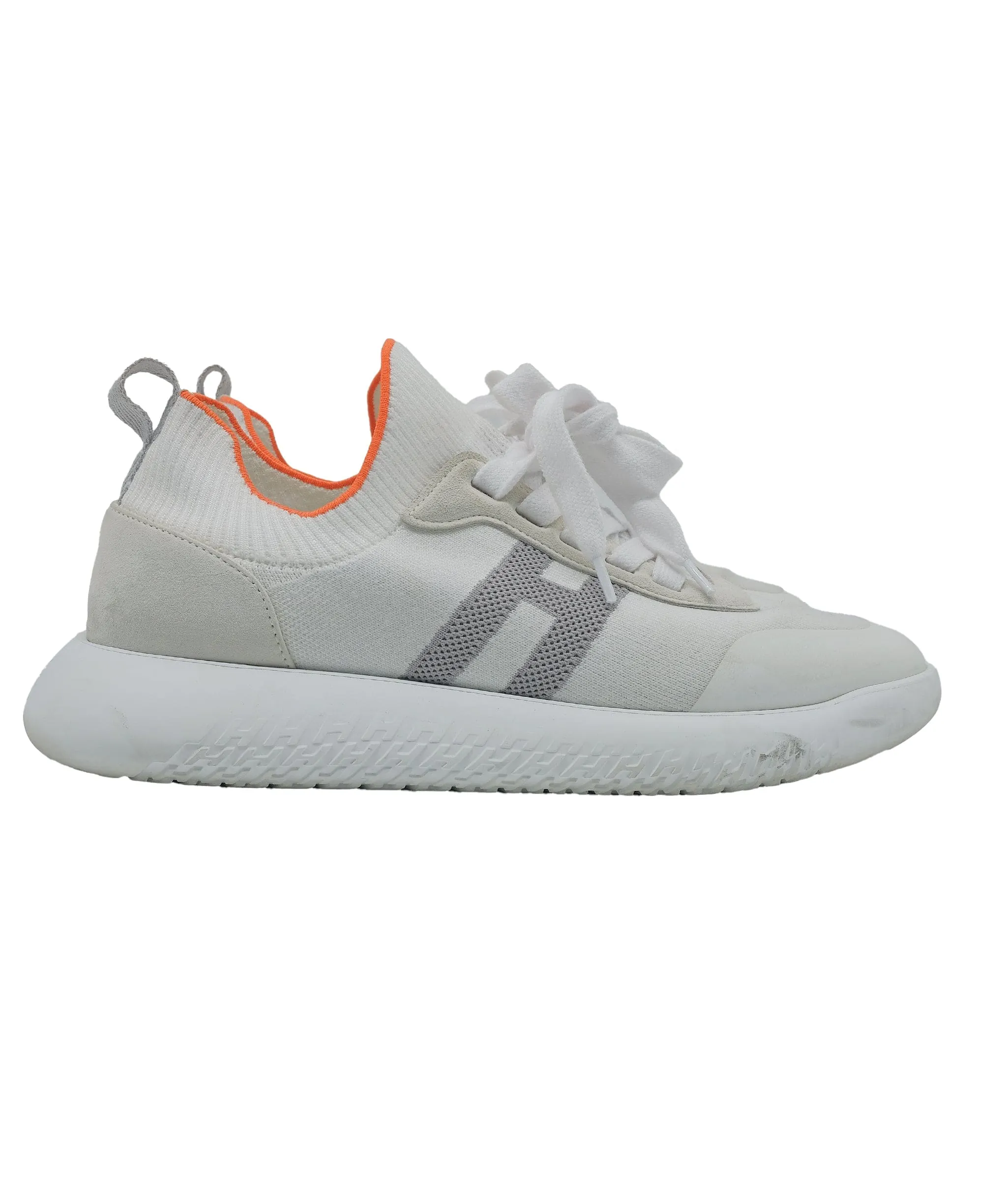 Hermes Bouncing Sneakers White 40 RJC3380