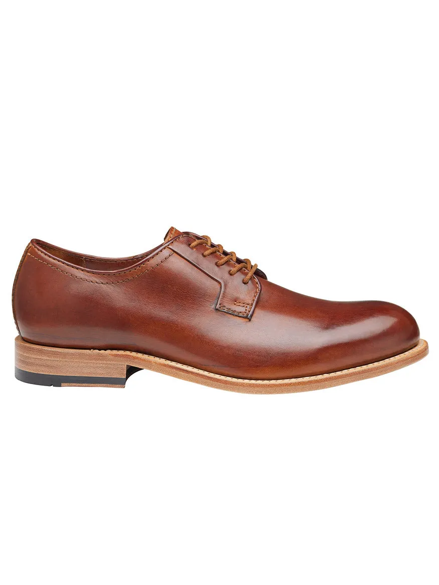 J & M Collection Dudley Plain Toe in Tan Dip-Dyed Calfskin