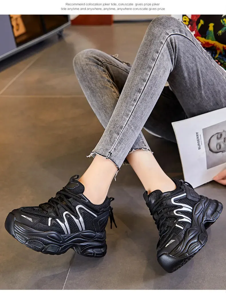 Joskaa 2024 New Vulcanized Chunky Platform Sneakers