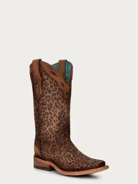 LEOPARD PRINT SQUARE TOE Style No. C3788