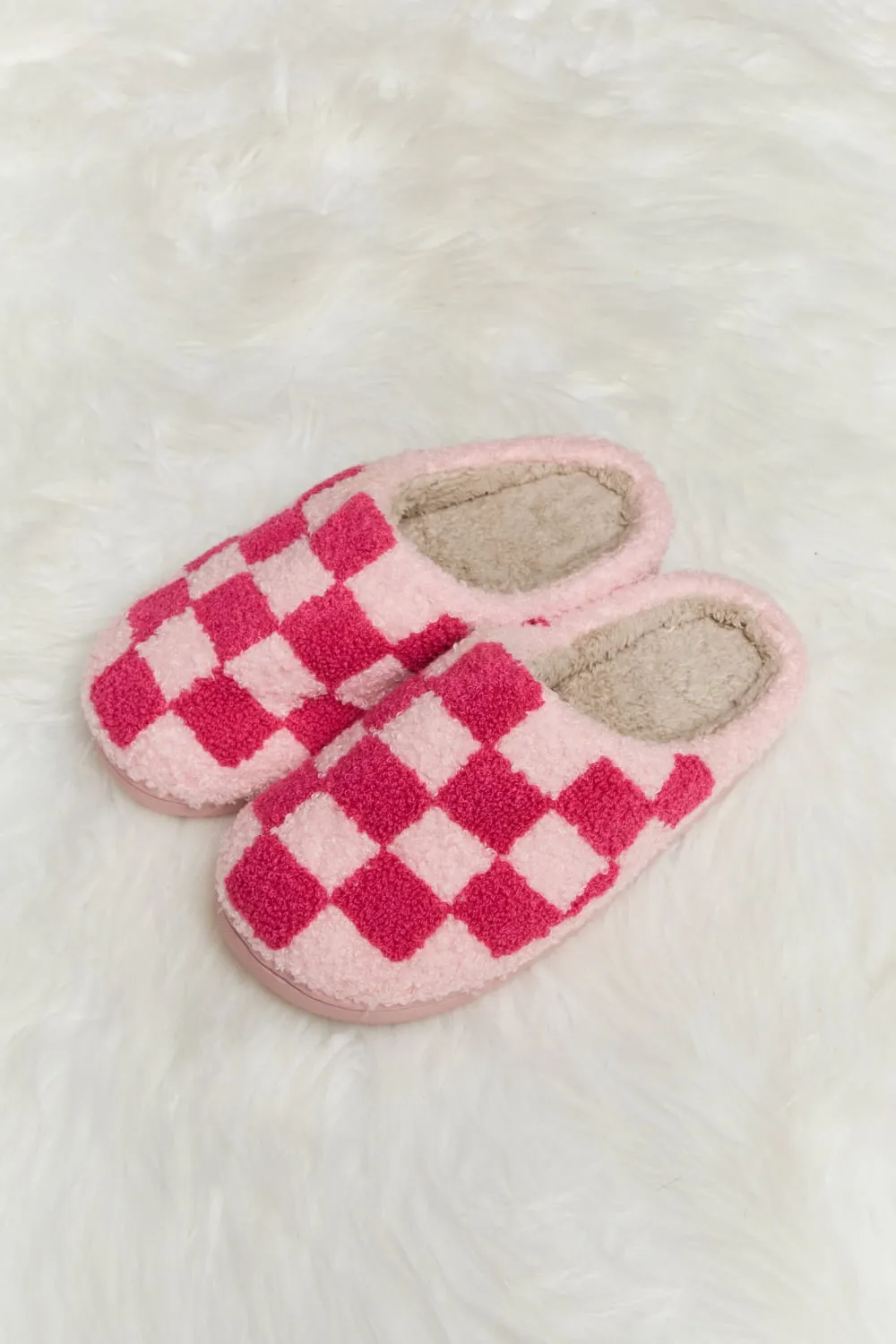 Melody Checkered Slippers