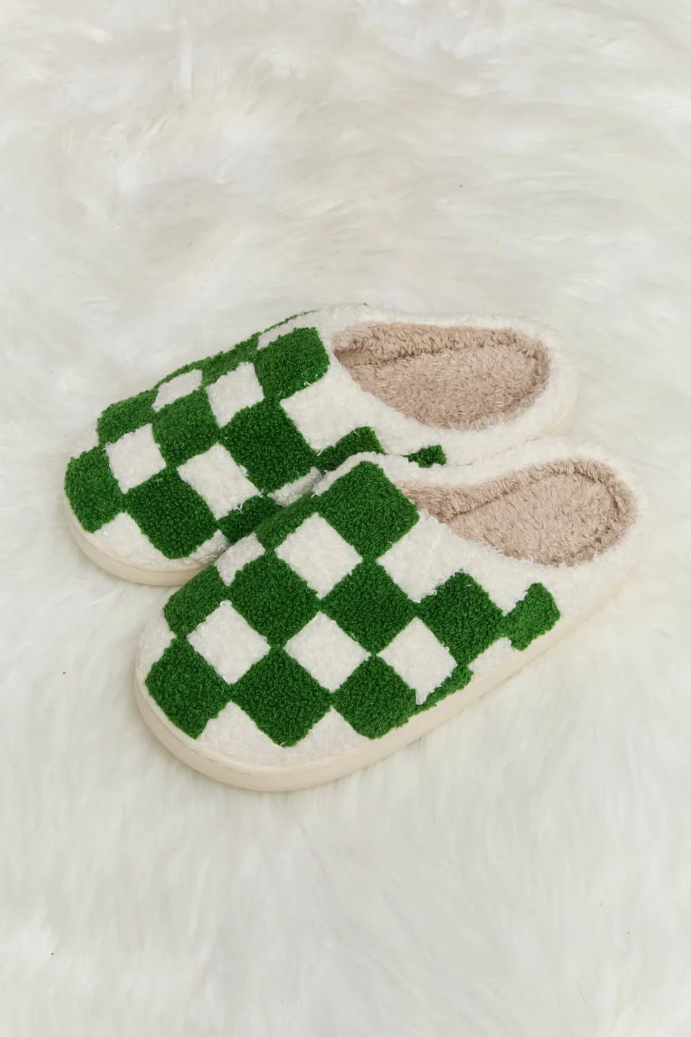 Melody Checkered Slippers