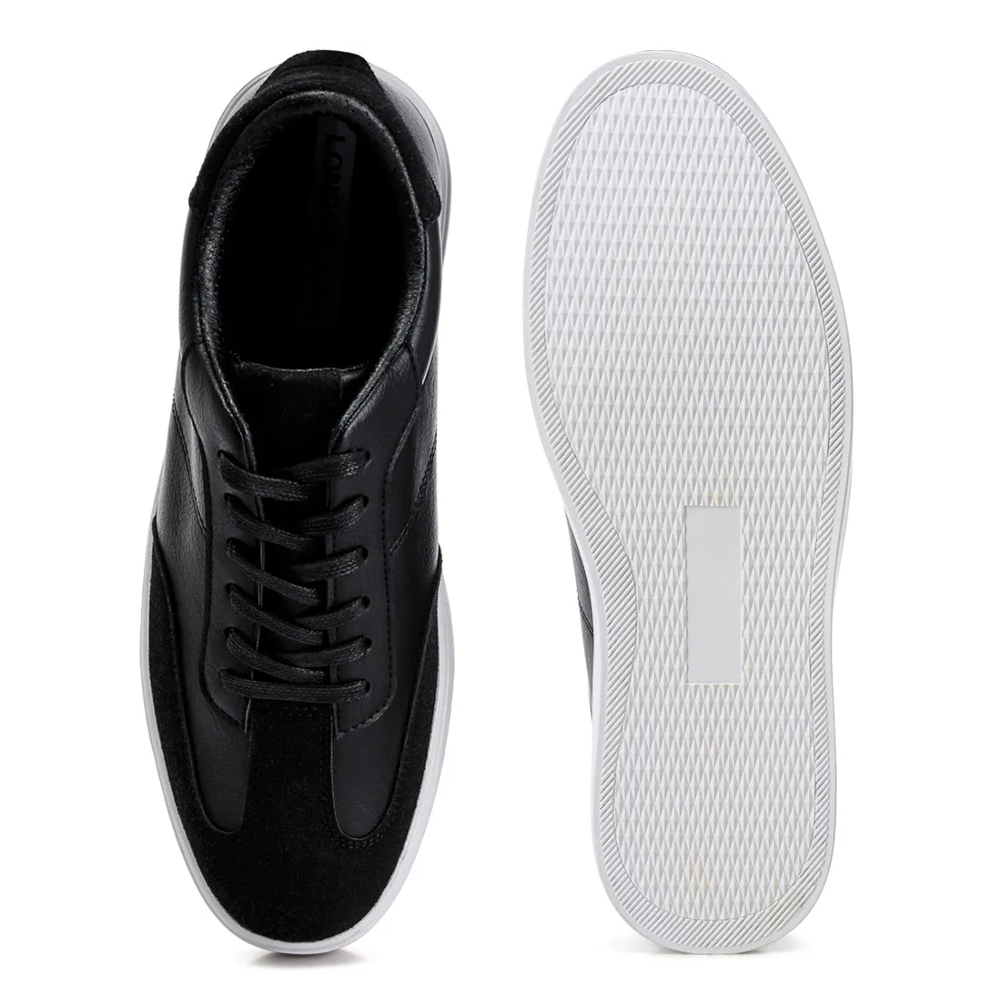 Men's Panelling Detailed Lace-up Sneakers
