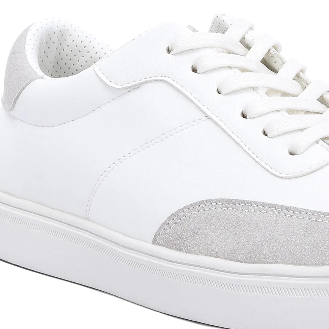 Men's Panelling Detailed Lace-up Sneakers