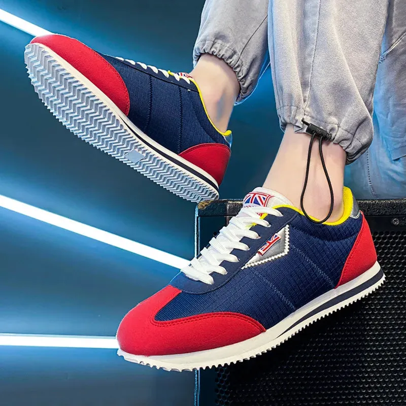 Men's Vintage Breathable Comfortable Lace Up Sneakers