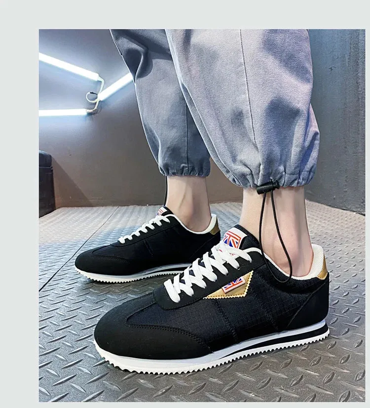 Men's Vintage Breathable Comfortable Lace Up Sneakers