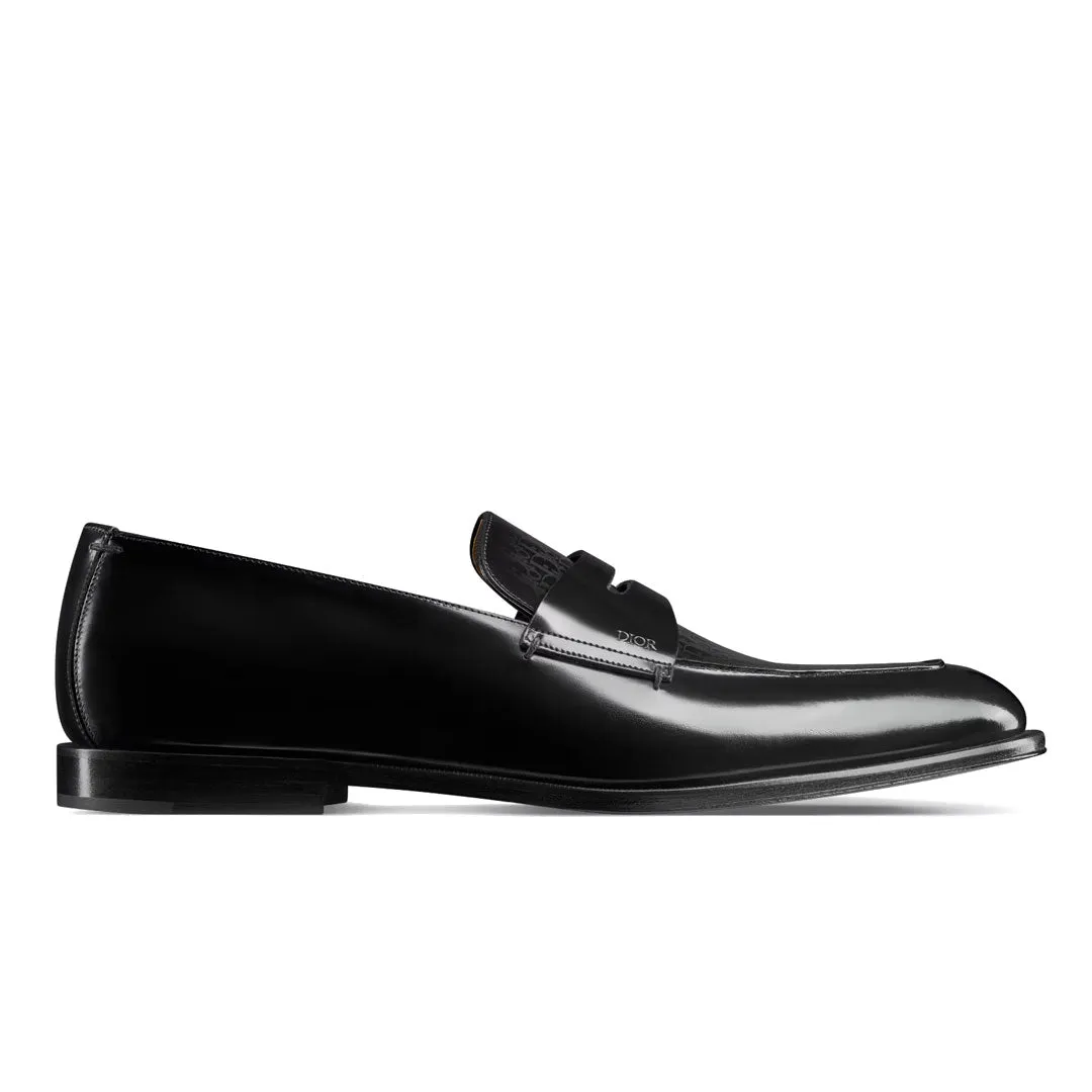 Oblique Gradient Timeless Black Loafers
