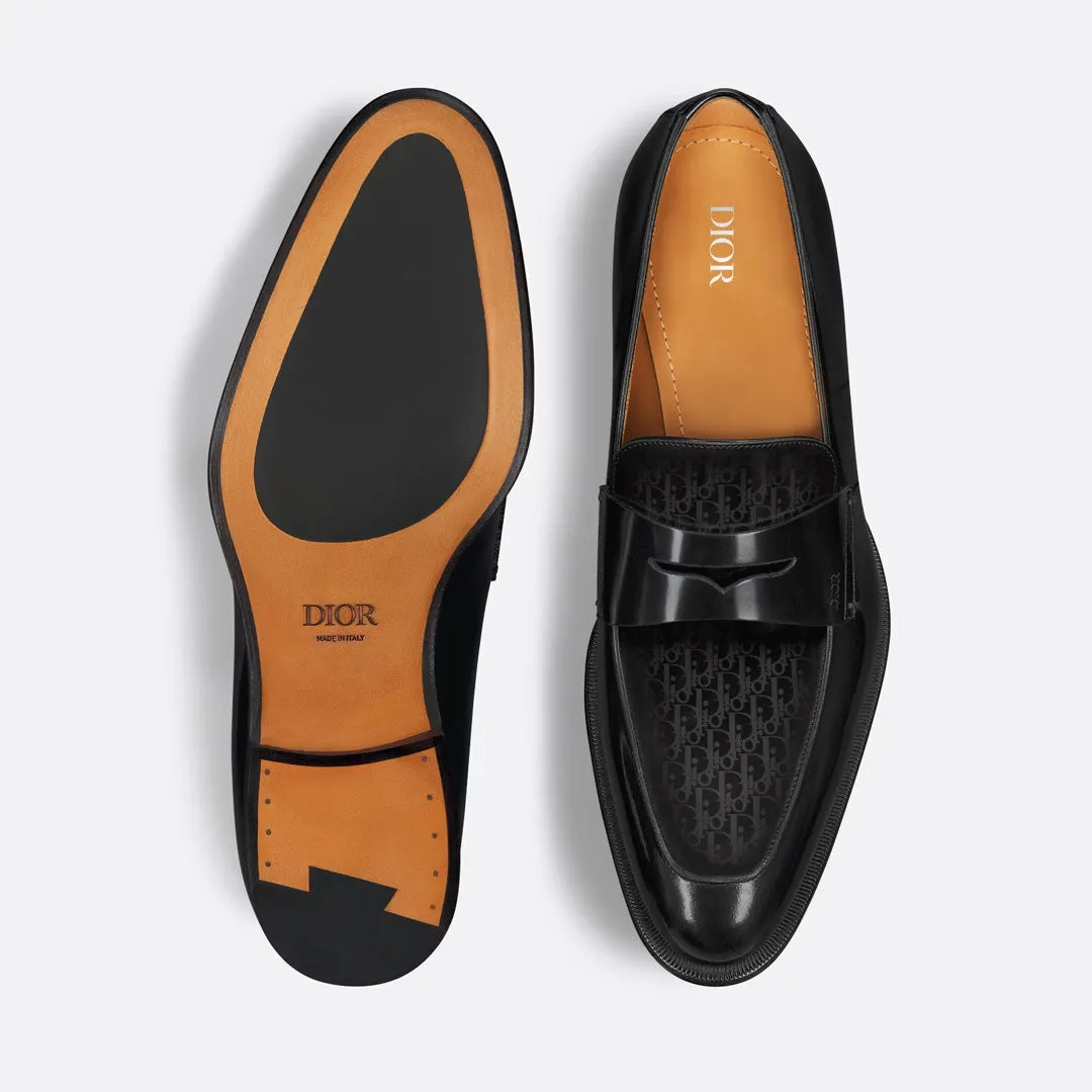 Oblique Gradient Timeless Black Loafers