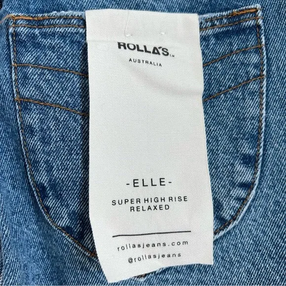 Rollas Elle Super High-Rise Relaxed Skinny Jean