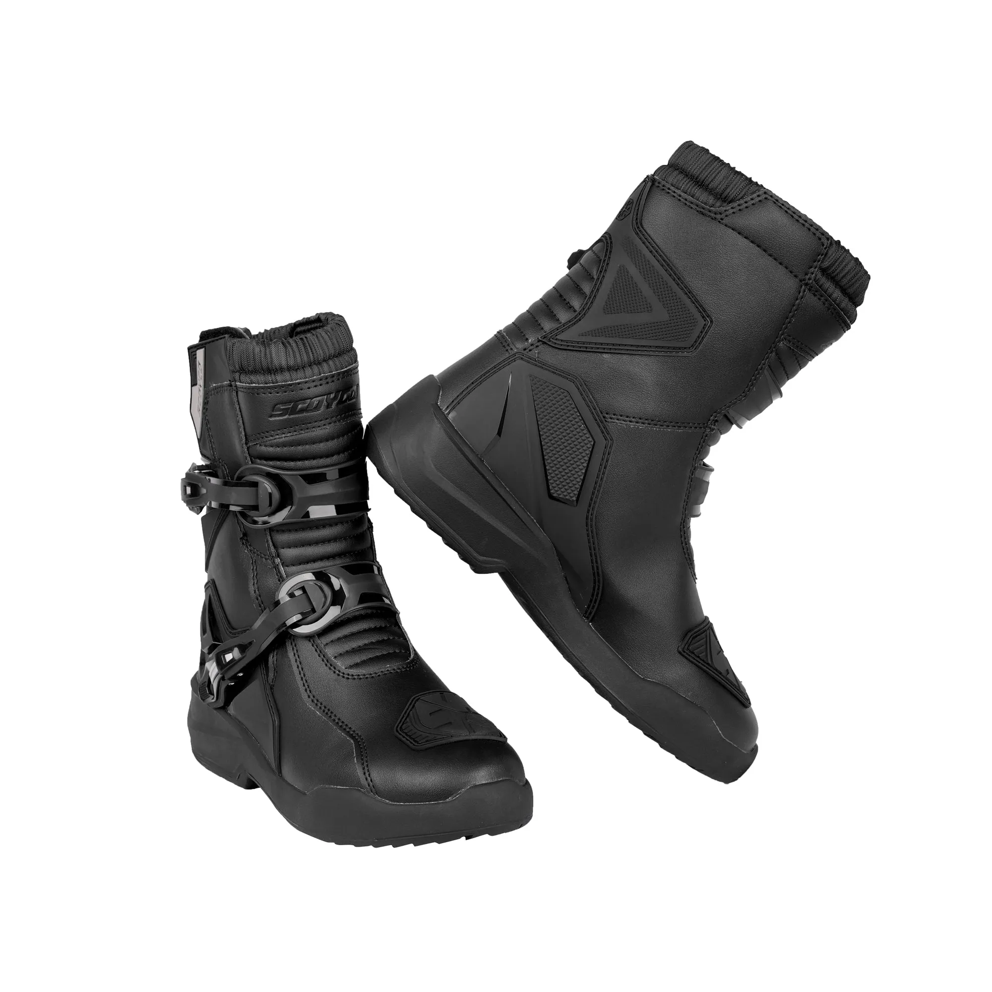 SCOYCO Route Men's Waterproof Motorcycle Riding Boots - 872355