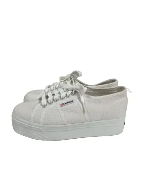 Shoes Sneakers Platform By Superga In White, Size: 8