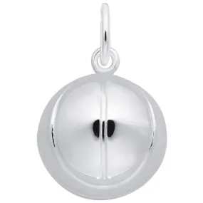 SILVER BASKETBALL 3D CHARM
