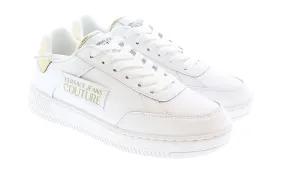 Versace Jeans Couture Low Top Signature White/Gold Sneakers-