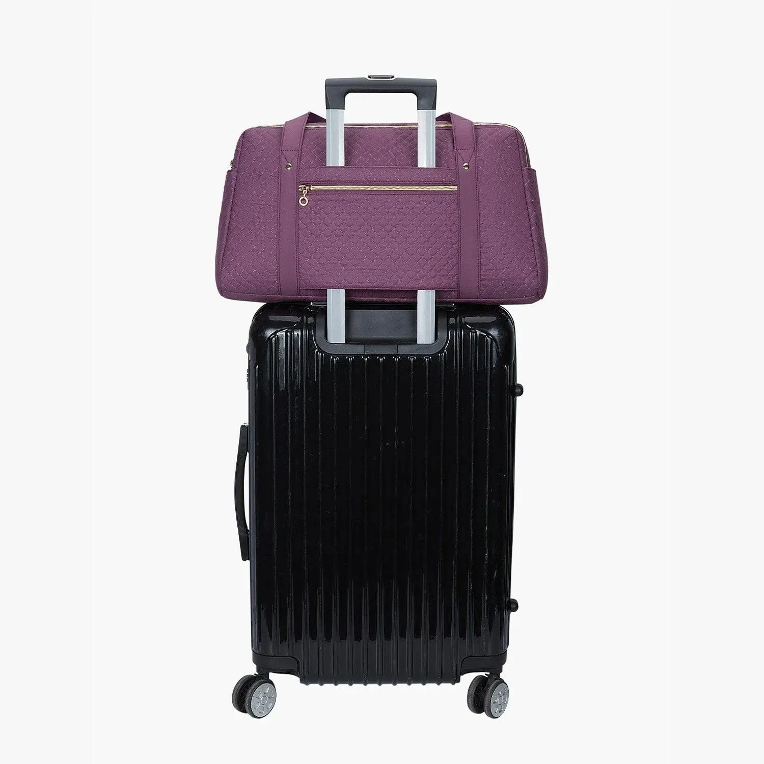 Weekender Overnight Bag Large Carry-on Bag With Shoe Bag