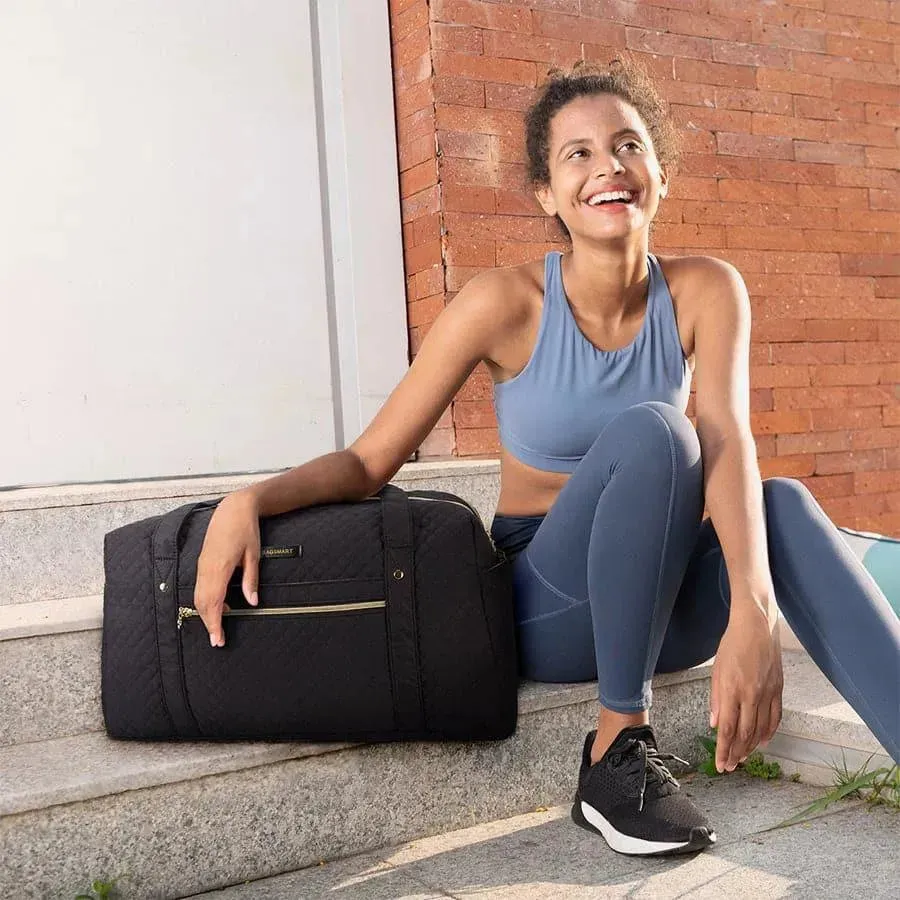 Weekender Overnight Bag Large Carry-on Bag With Shoe Bag