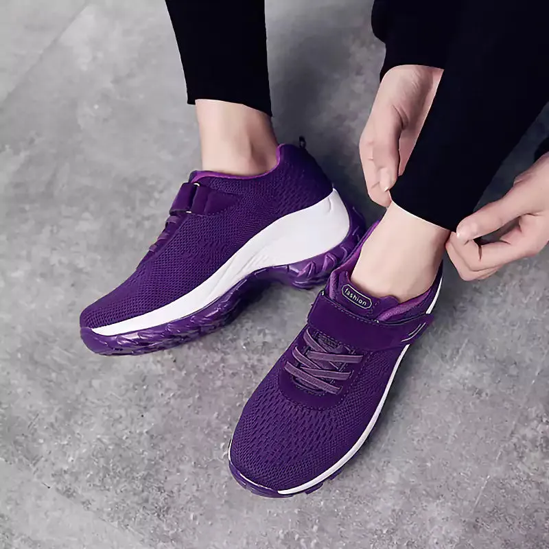 Women's Comfortable Woven Knit Orthopedic Sneakers