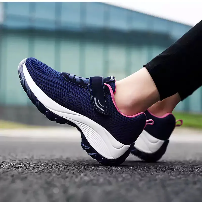 Women's Comfortable Woven Knit Orthopedic Sneakers