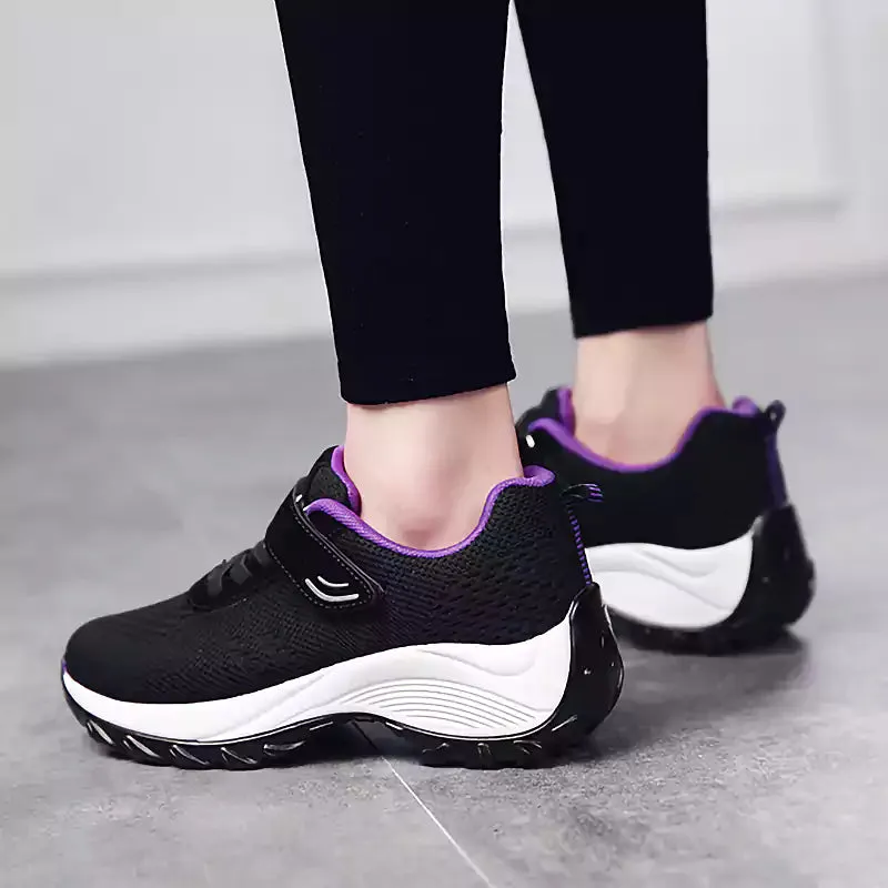 Women's Comfortable Woven Knit Orthopedic Sneakers
