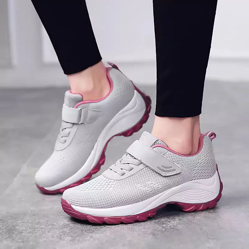 Women's Comfortable Woven Knit Orthopedic Sneakers